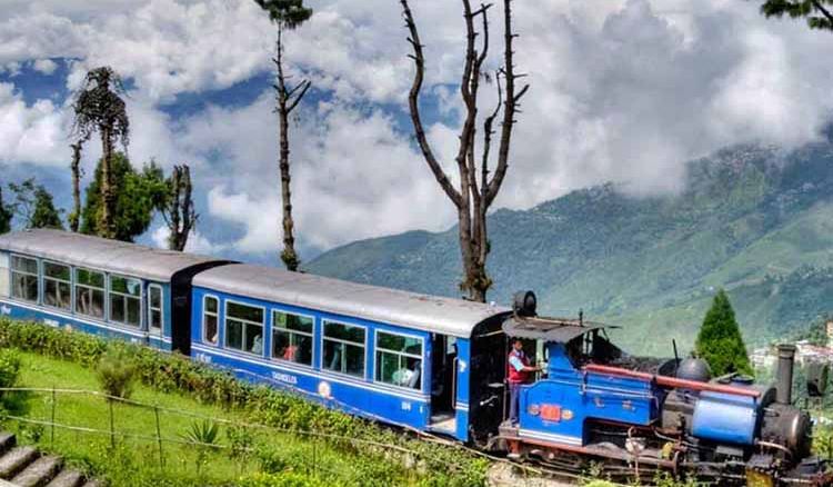 An evening ride started for  Siliguri Toy Train